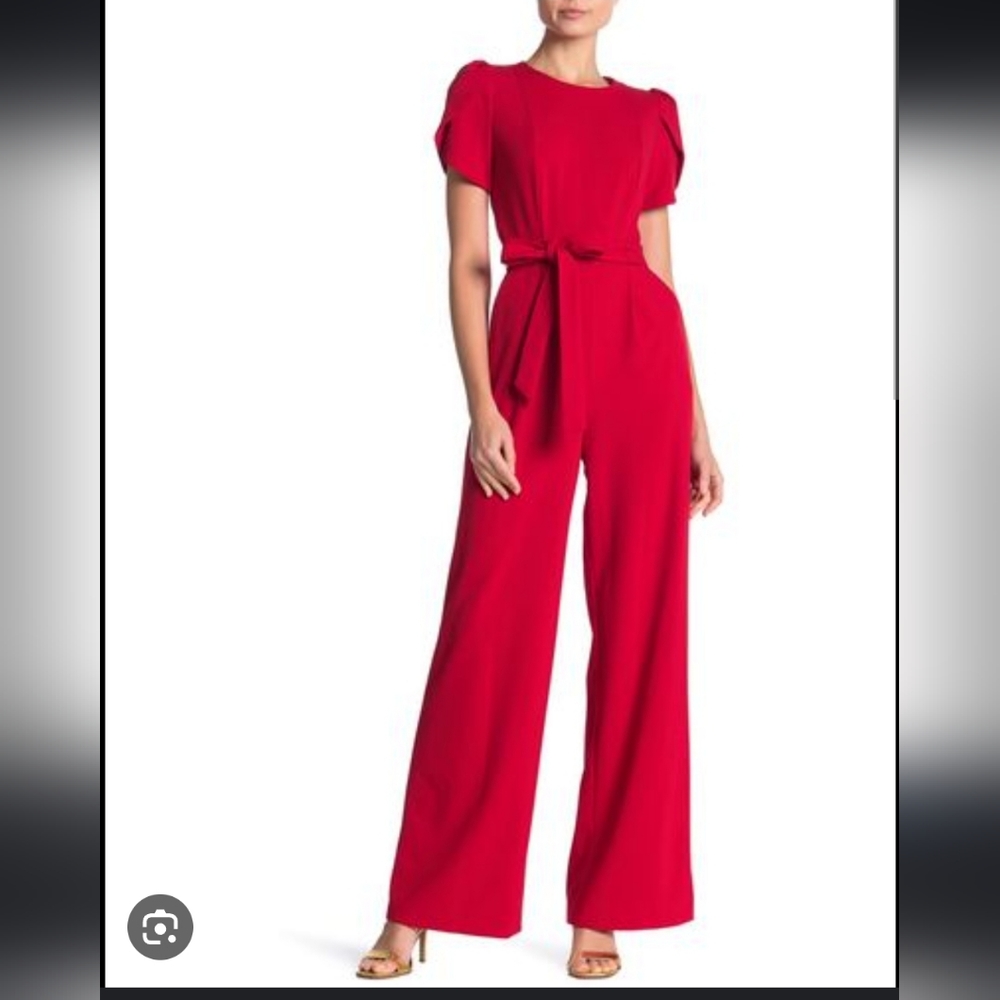Calvin Klein Tulip sleeve dress jumpsuit